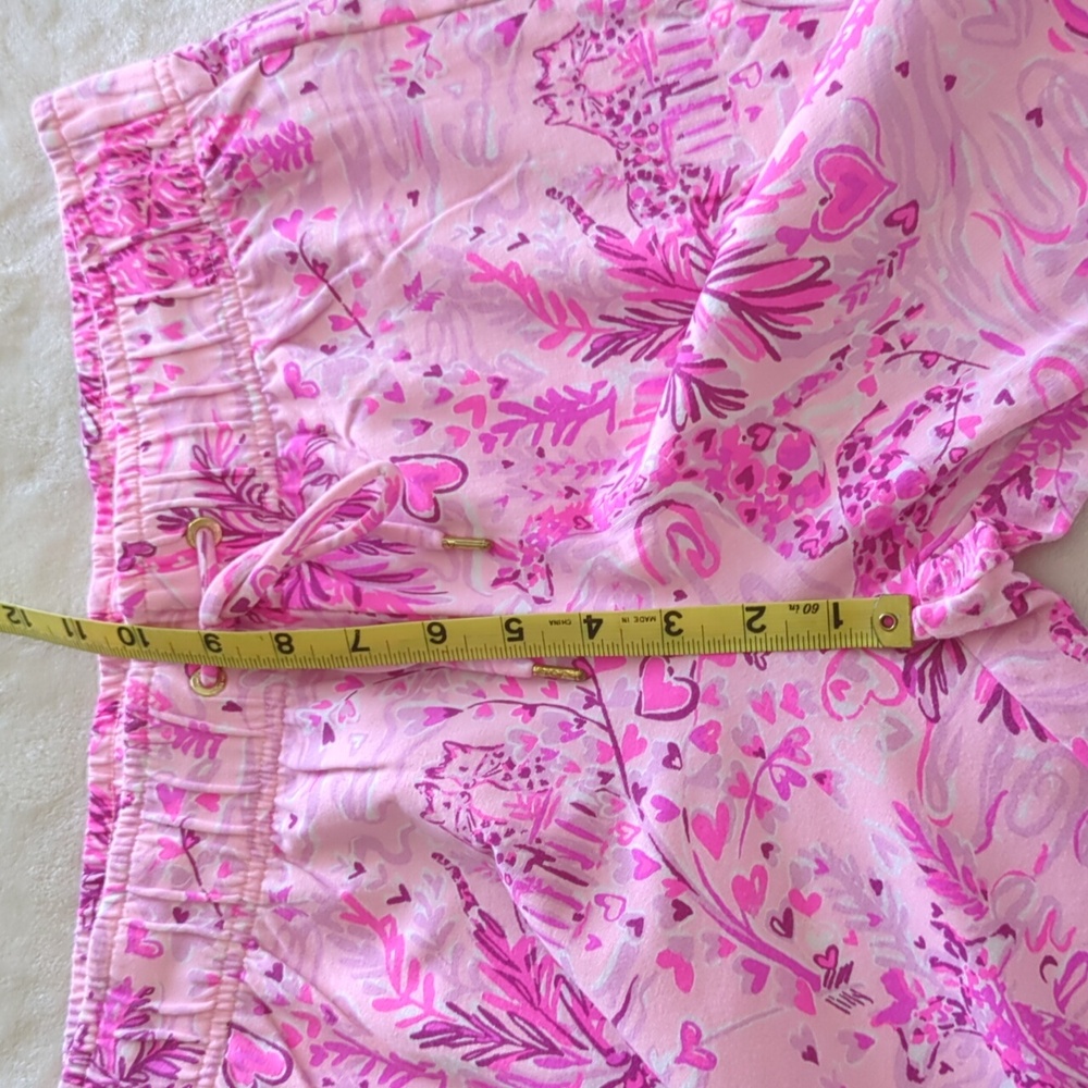 Lilly Pulitzer Emora Knit Pull-on Pants Jogger Pink Blossom Wild About You Small - Picture 7 of 16